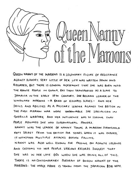 Woman in a head wrap. The text included below the image is in the body of the post.