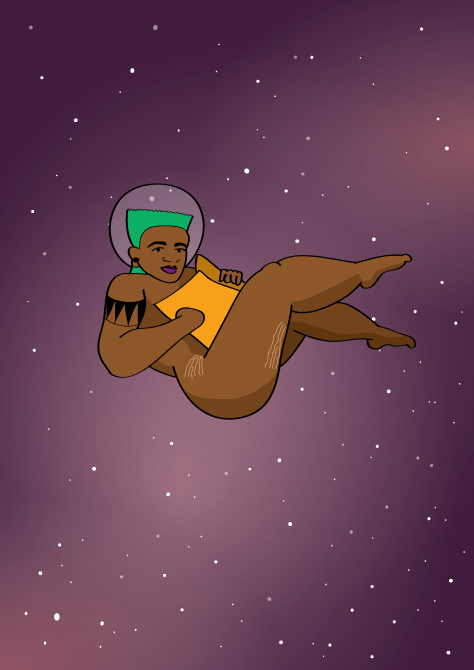 Naked Non Binary Babes Reading poster-01